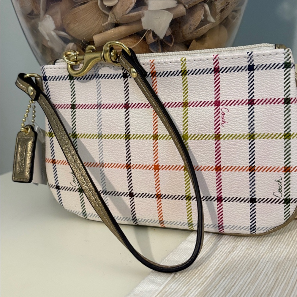 Coach Peyton Tattersall Wristlet NWT